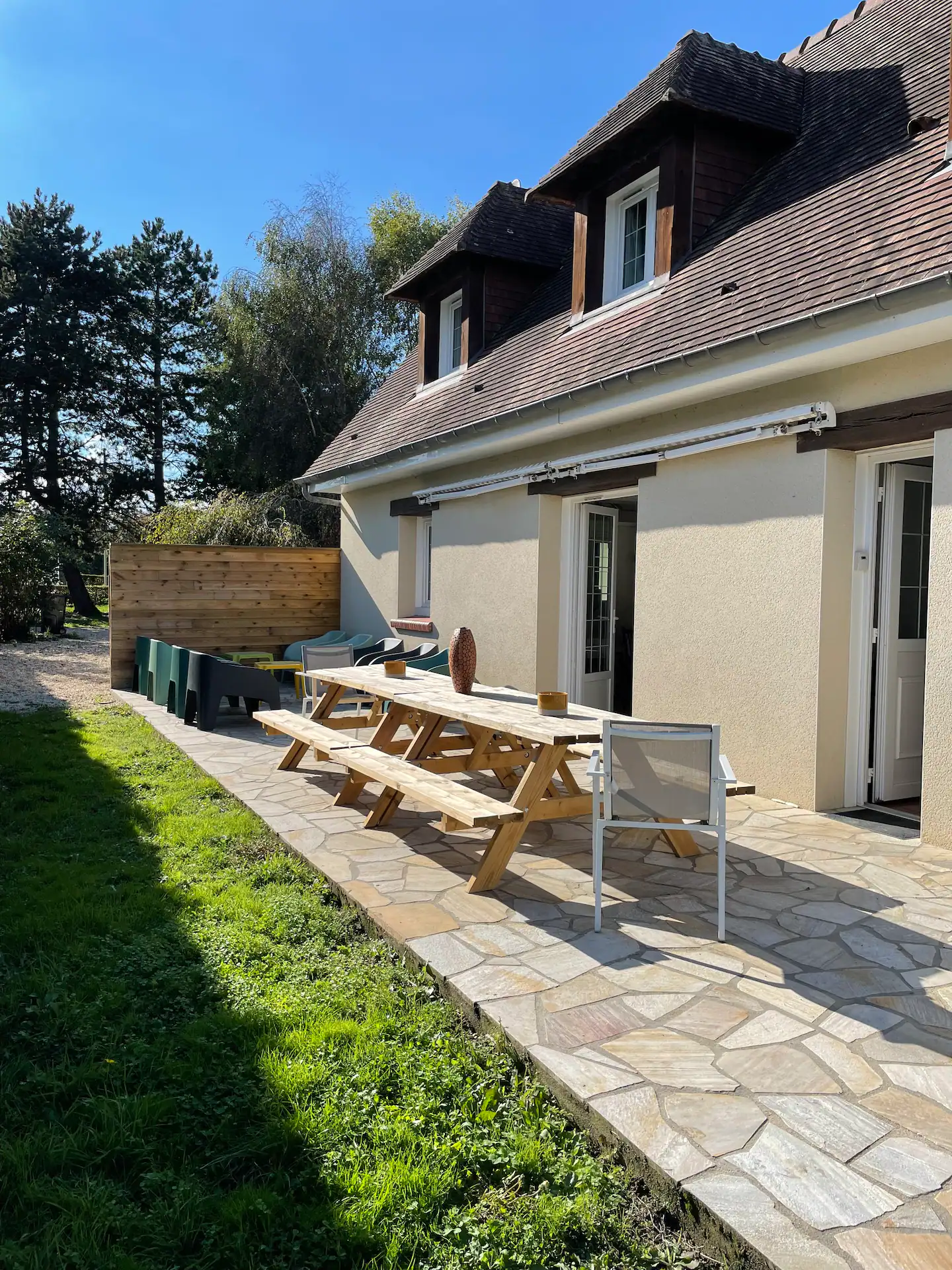 vue extérieure gîte autour de cabourg